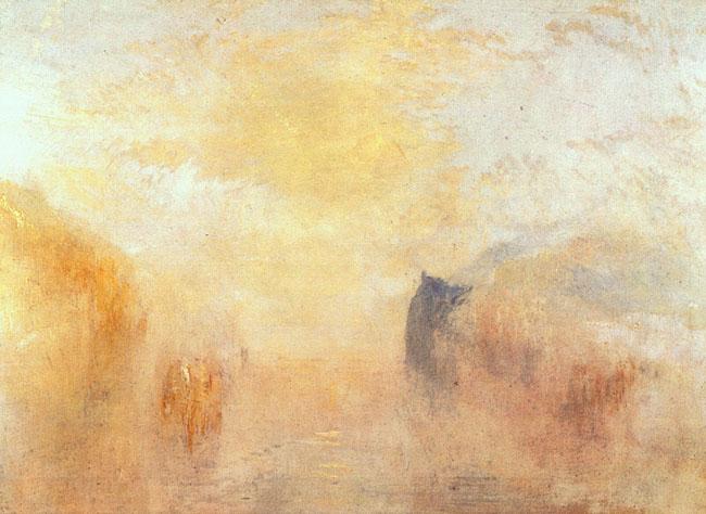 Joseph Mallord William Turner Sunrise Between Two Headlands Sweden oil painting art